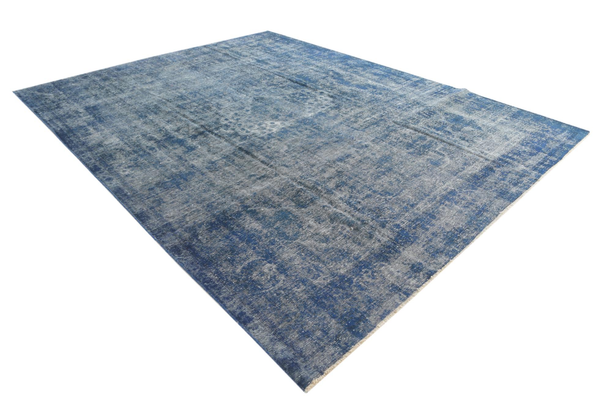 9' 10 x 13' Hand Knotted Ultra Vintage Persian Wool Rug