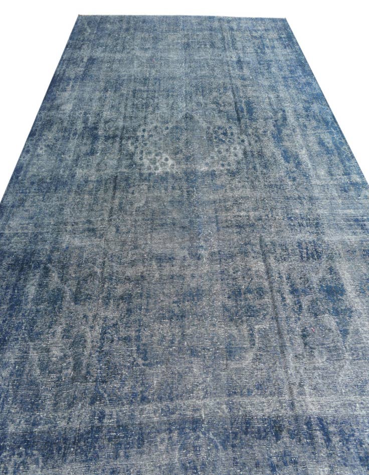 Detail image of 9' 10 x 13'  Hand Knotted Ultra Vintage Persian Wool Rug