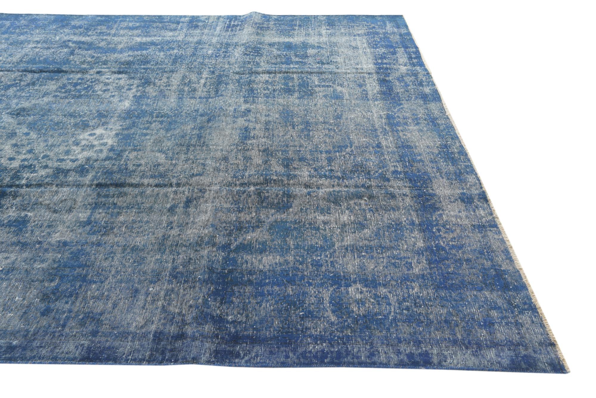 9' 10 x 13' Hand Knotted Ultra Vintage Persian Wool Rug