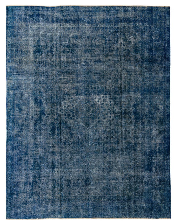  9' 10 x 13'  Hand Knotted Ultra Vintage Persian W...