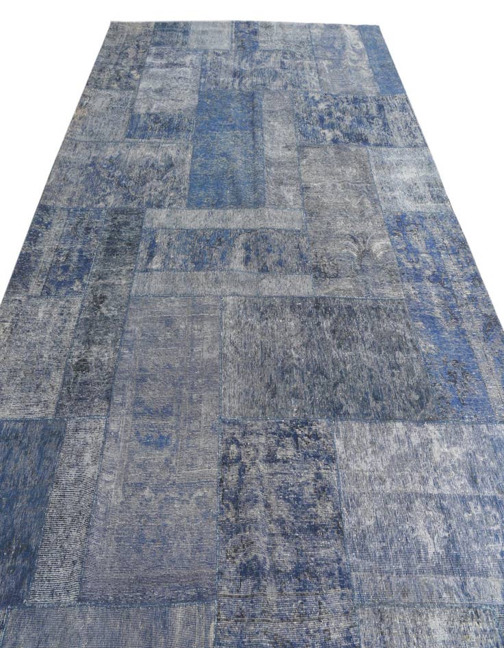 Detail image of 7' 10 x 12'  Hand Knotted Ultra Vintage Persian Wool Rug