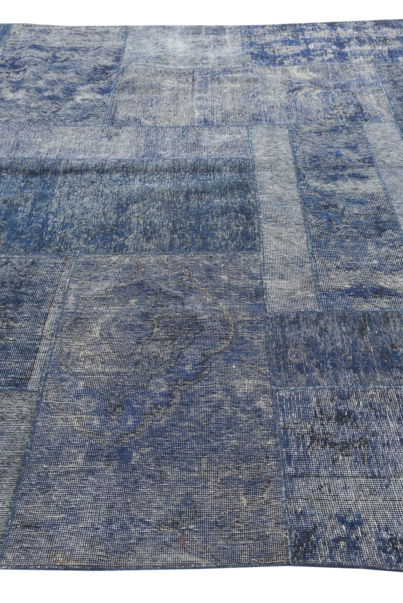 7' 10 x 12' Hand Knotted Ultra Vintage Persian Wool Rug