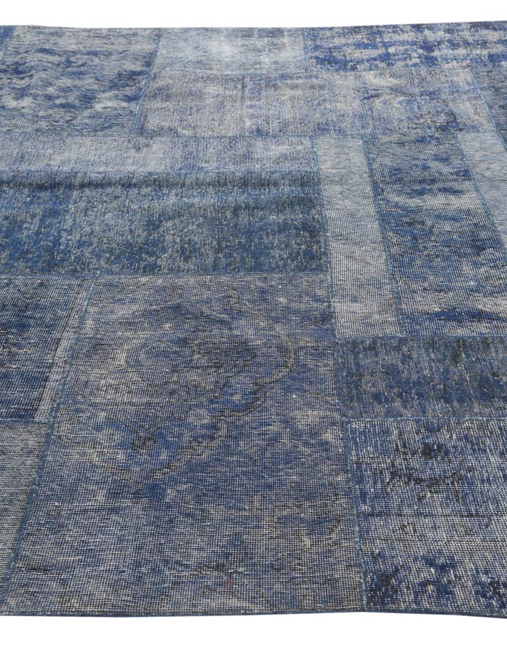 Detail image of 7' 10 x 12'  Hand Knotted Ultra Vintage Persian Wool Rug