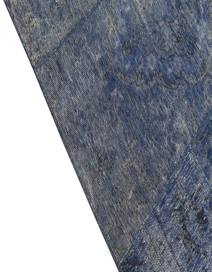 Detail image of 7' 10 x 12'  Hand Knotted Ultra Vintage Persian Wool Rug