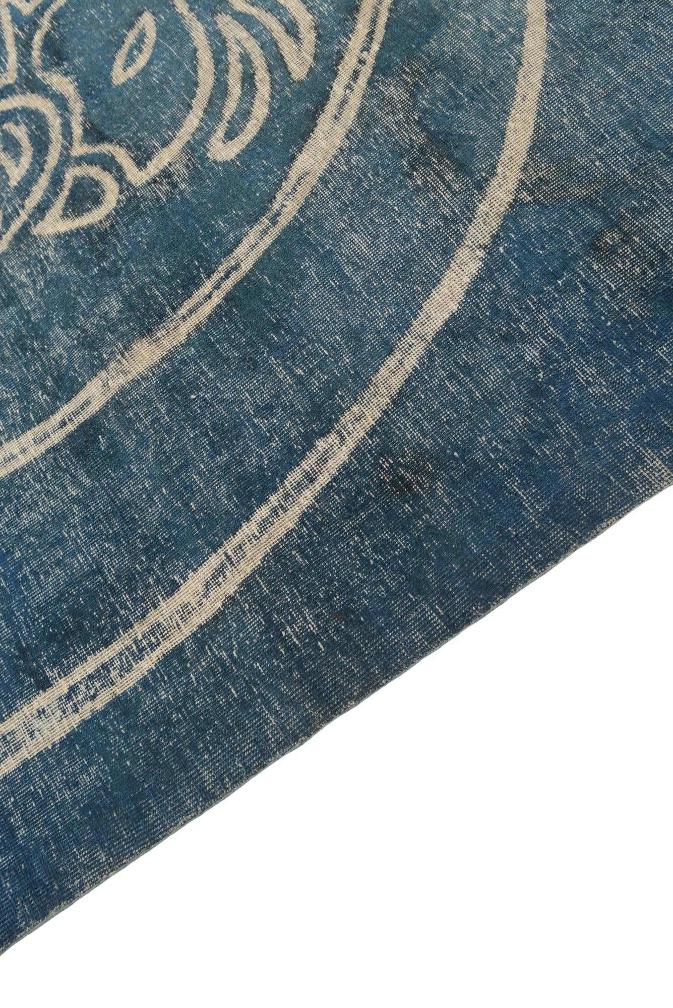 9' 4 x 11' 10 Hand Knotted Ultra Vintage Persian Wool Rug