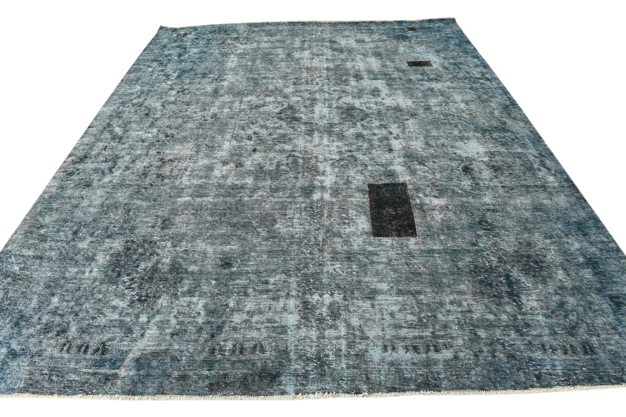 9' 4 x 11' 6 Hand Knotted Ultra Vintage Persian Wool Rug