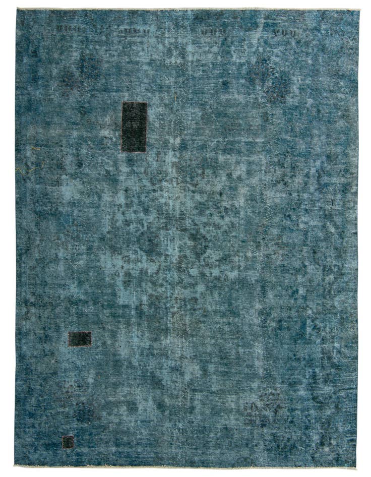 Detail image of 9' 4 x 11' 6 Hand Knotted Ultra Vintage Persian Wool Rug