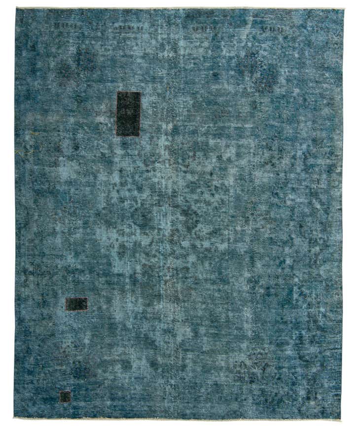 9' 4 x 11' 6 Hand Knotted Ultra Vintage Persian Wool Rug