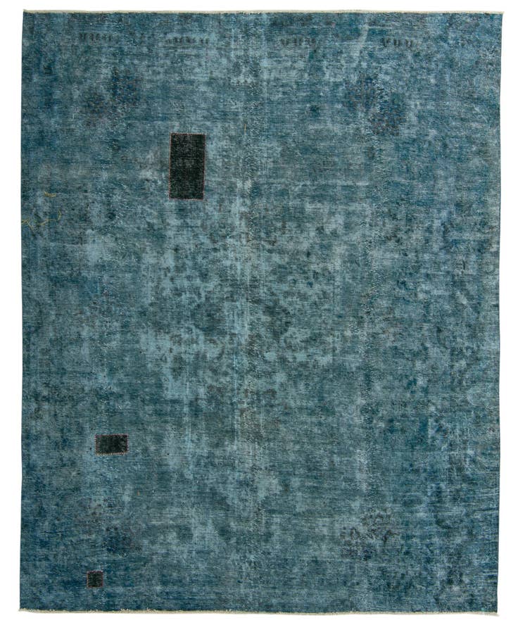 Detail image of 9' 4 x 11' 6 Hand Knotted Ultra Vintage Persian Wool Rug