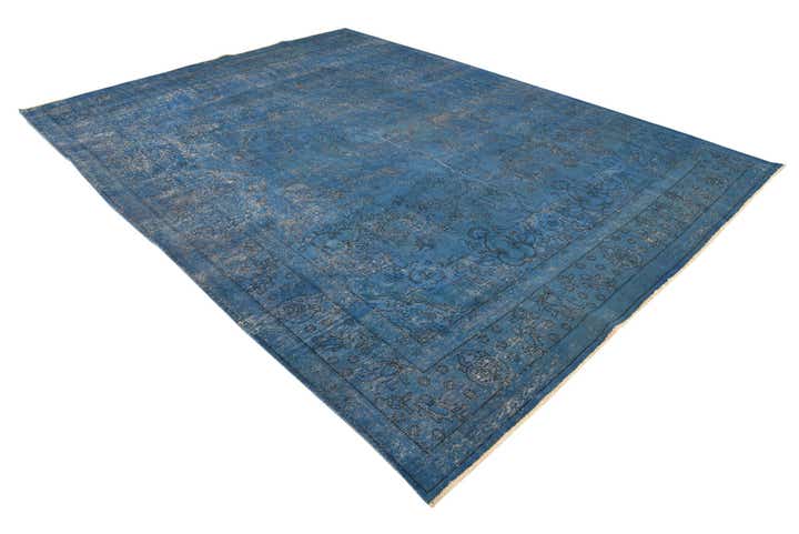 9' 6 x 12' 10 Hand Knotted Ultra Vintage Persian Wool Rug