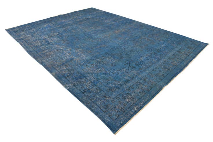 Detail image of 9' 6 x 12' 10 Hand Knotted Ultra Vintage Persian Wool Rug