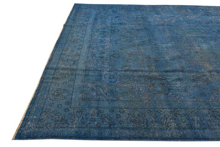 9' 6 x 12' 10 Hand Knotted Ultra Vintage Persian Wool Rug