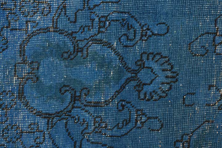 9' 6 x 12' 10 Hand Knotted Ultra Vintage Persian Wool Rug