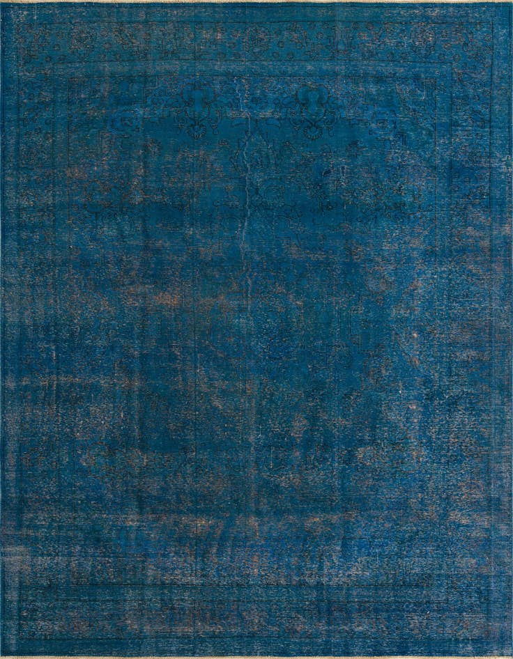 Detail image of 9' 6 x 12' 10 Hand Knotted Ultra Vintage Persian Wool Rug