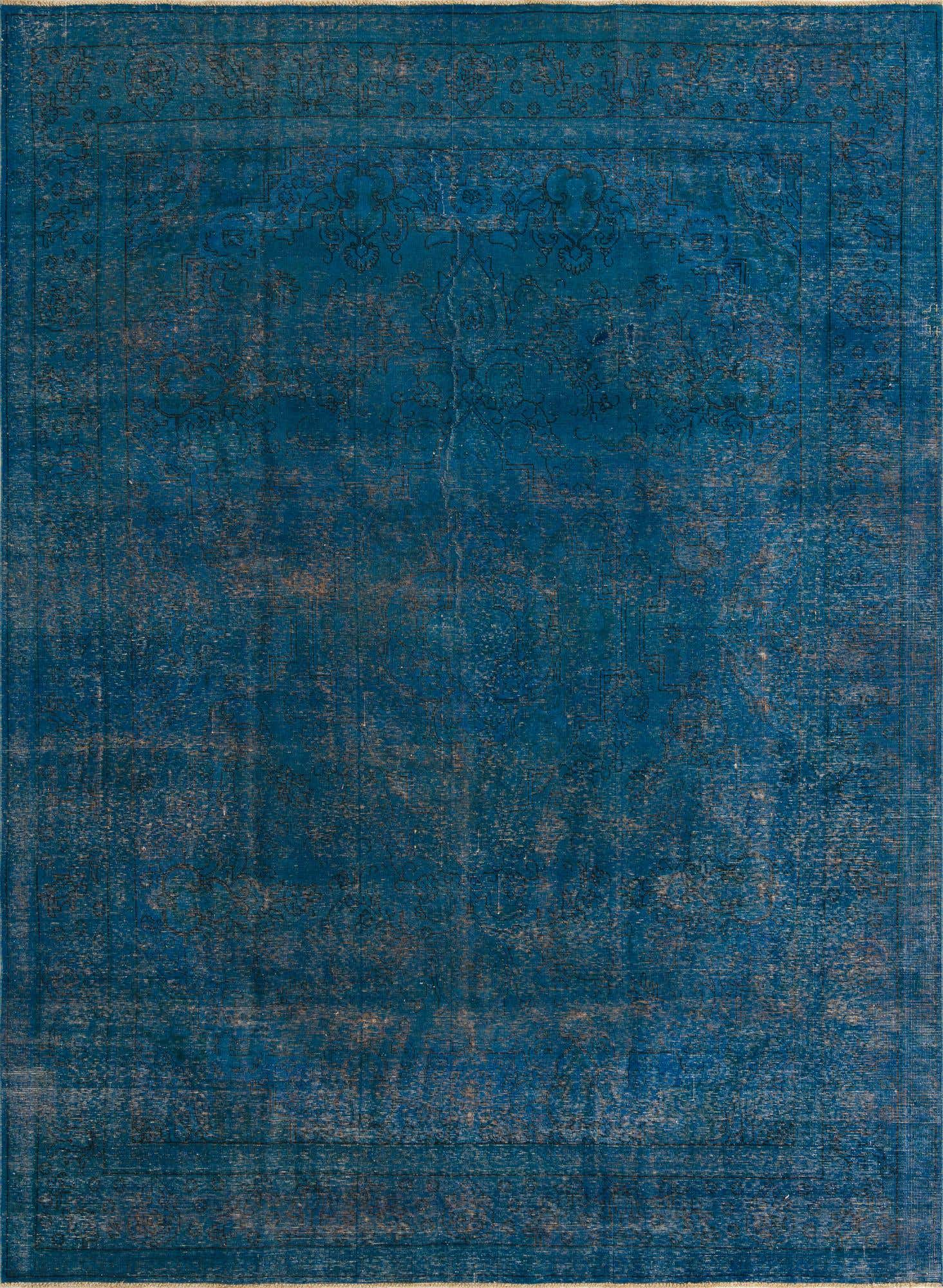 9' 6 x 12' 10 Hand Knotted Ultra Vintage Persian Wool Rug