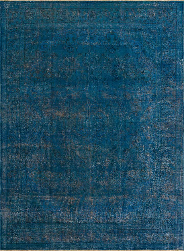 9' 6 x 12' 10 Hand Knotted Ultra Vintage Persian Wool Rug