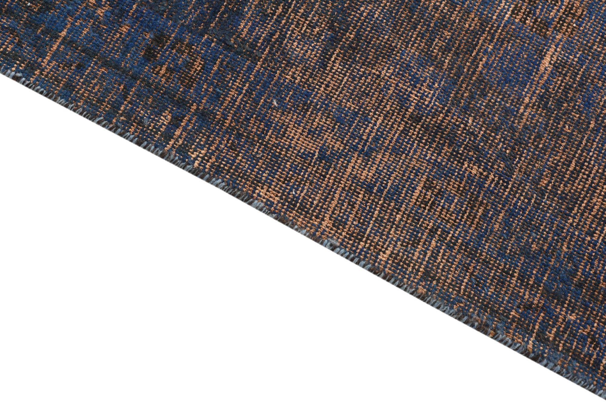 6' 10 x 10' 6 Hand Knotted Ultra Vintage Persian Wool Rug