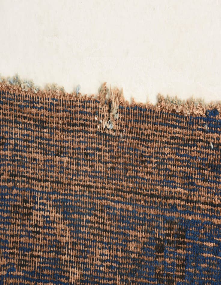 Detail image of 6' 10 x 10' 6  Hand Knotted Ultra Vintage Persian Wool Rug