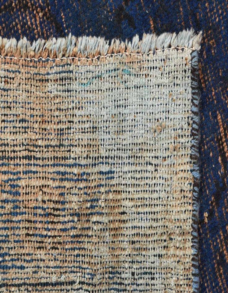 Detail image of 6' 10 x 10' 6  Hand Knotted Ultra Vintage Persian Wool Rug