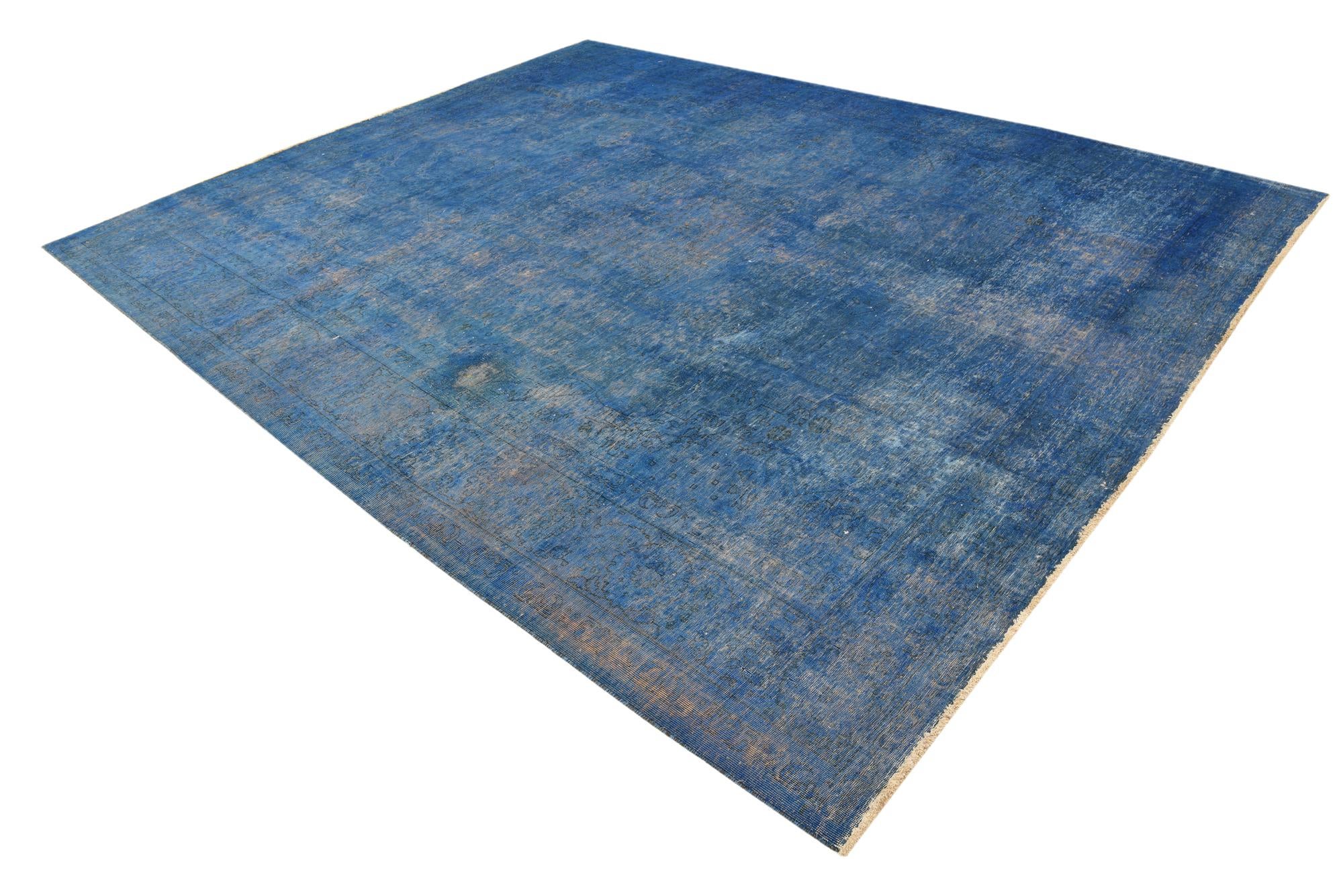 10' x 12' 3 Hand Knotted Ultra Vintage Persian Wool Rug