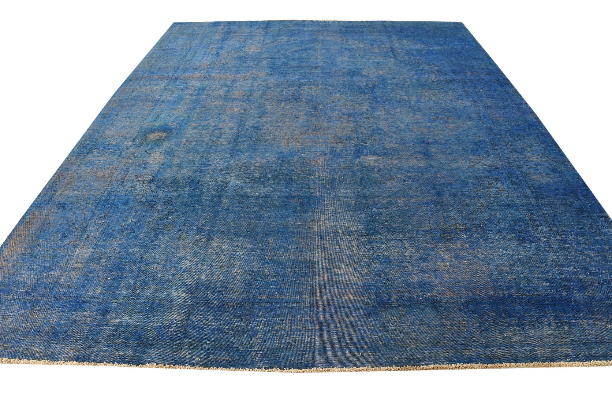 10' x 12' 3 Hand Knotted Ultra Vintage Persian Wool Rug