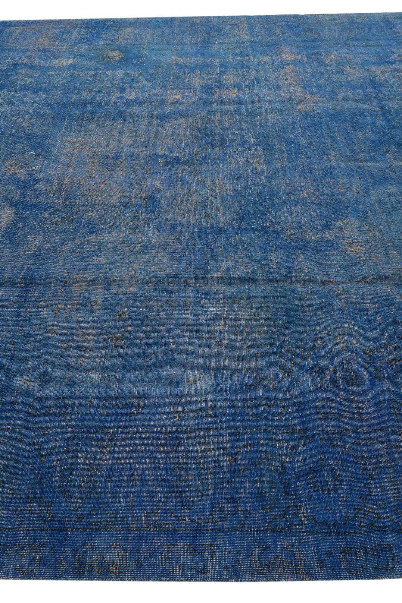 10' x 12' 3 Hand Knotted Ultra Vintage Persian Wool Rug