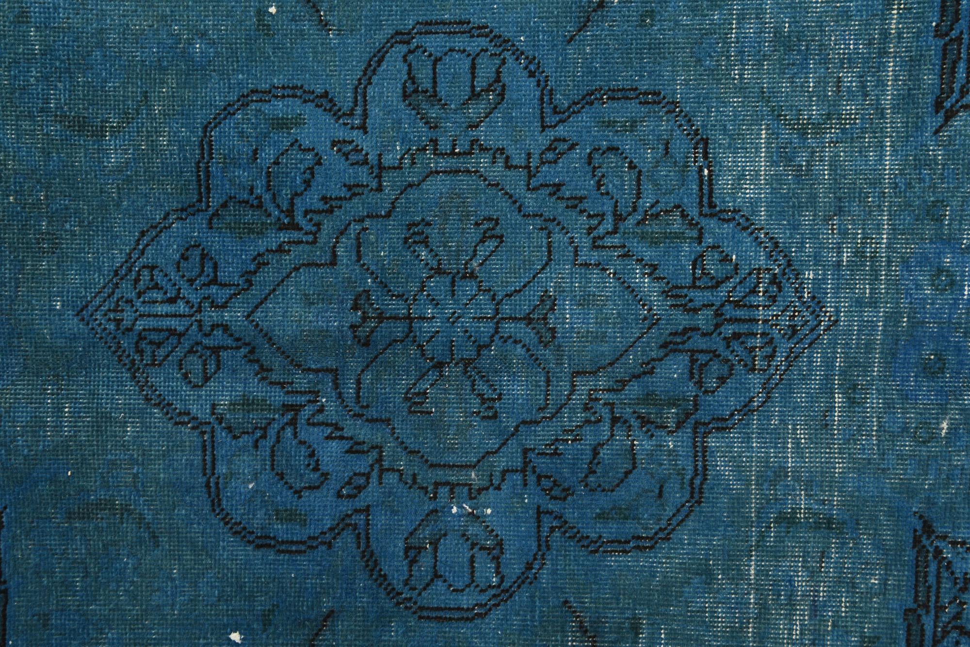 6' 4 x 9' 3 Hand Knotted Ultra Vintage Persian Wool Rug