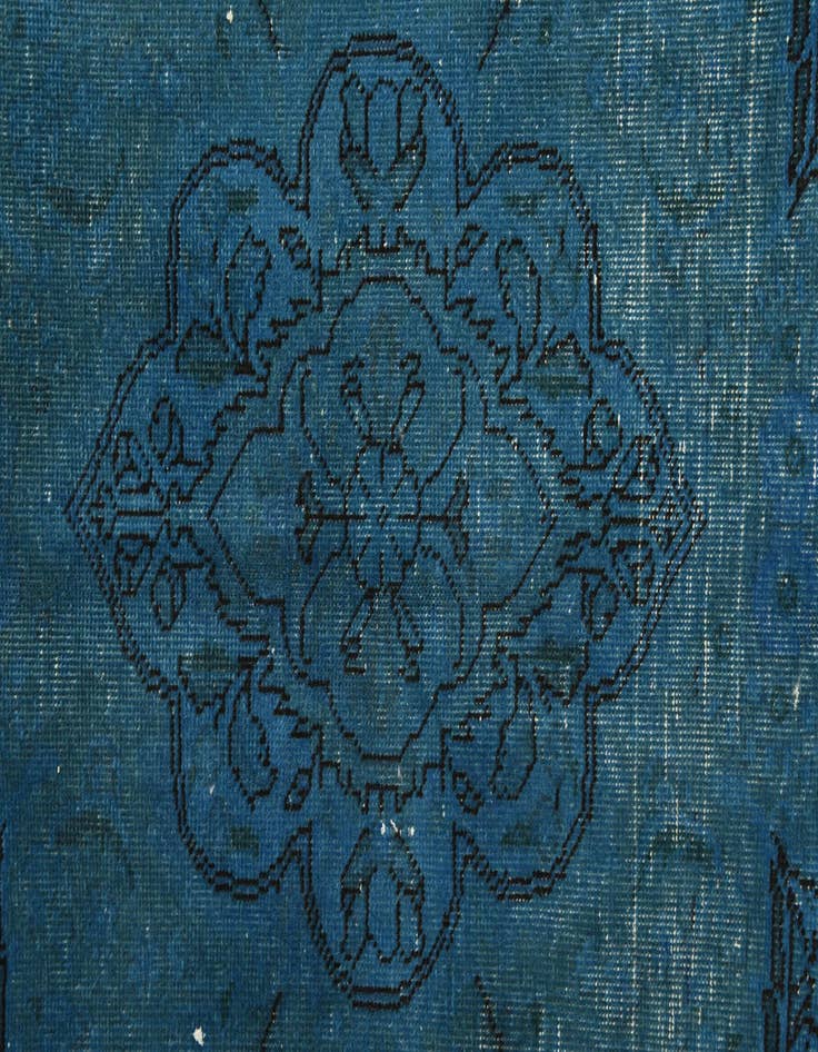 Detail image of 6' 4 x 9' 3  Hand Knotted Ultra Vintage Persian Wool Rug