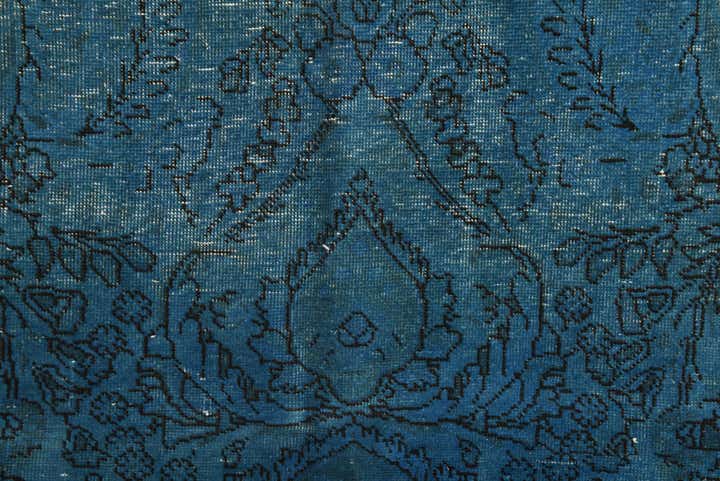 6' 4 x 9' 3 Hand Knotted Ultra Vintage Persian Wool Rug