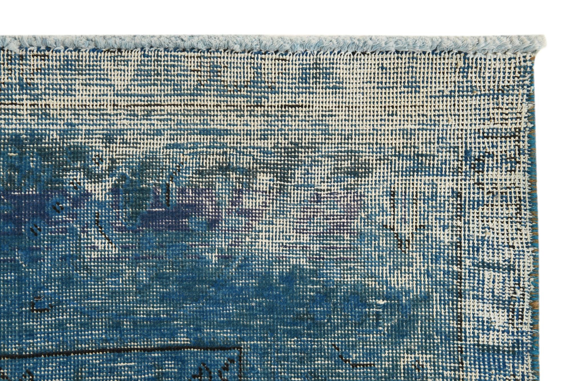 6' 4 x 9' 3 Hand Knotted Ultra Vintage Persian Wool Rug