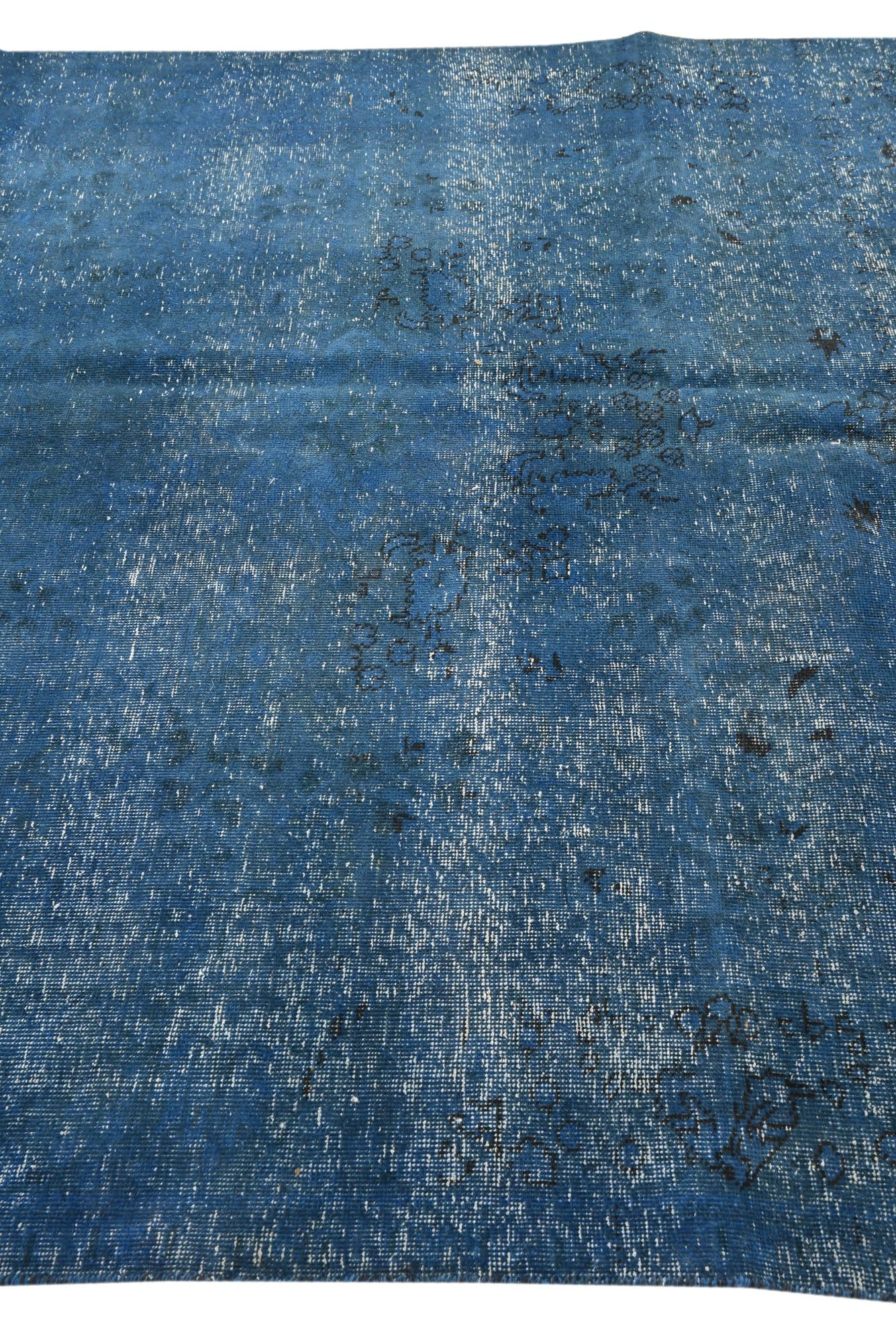 6' 8 x 9' 8 Hand Knotted Ultra Vintage Persian Wool Rug