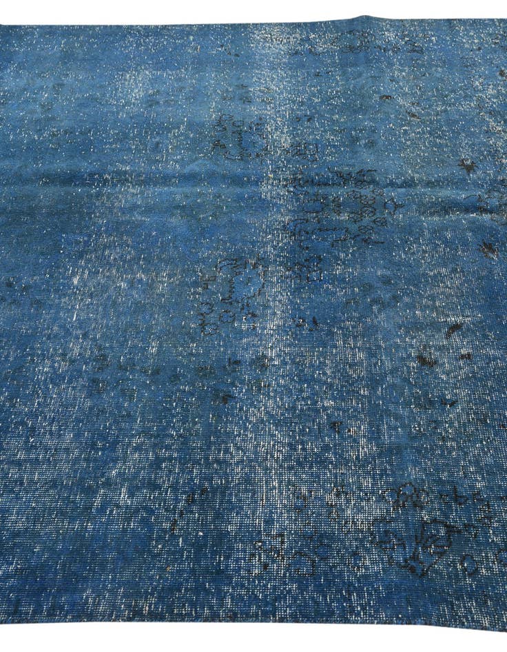 Detail image of 6' 8 x 9' 8  Hand Knotted Ultra Vintage Persian Wool Rug