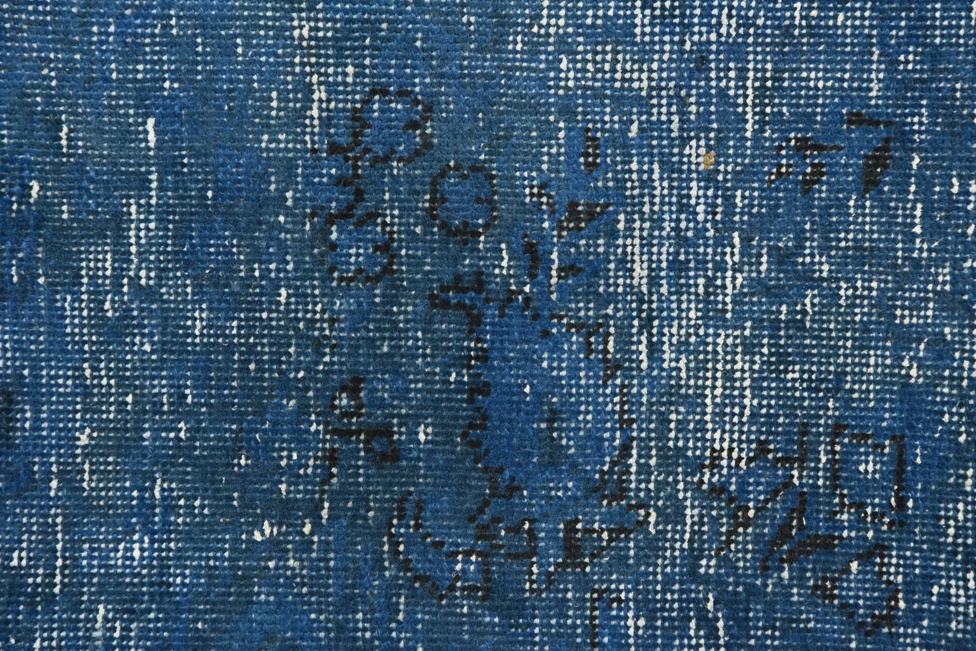 6' 8 x 9' 8 Hand Knotted Ultra Vintage Persian Wool Rug