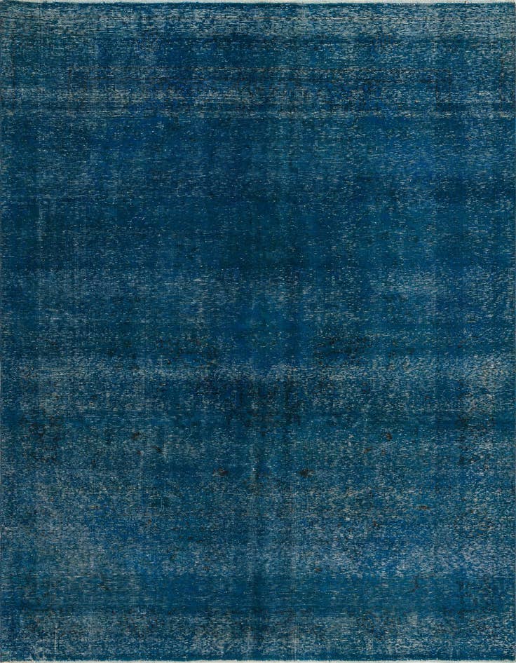 Detail image of 6' 8 x 9' 8 Hand Knotted Ultra Vintage Persian Wool Rug