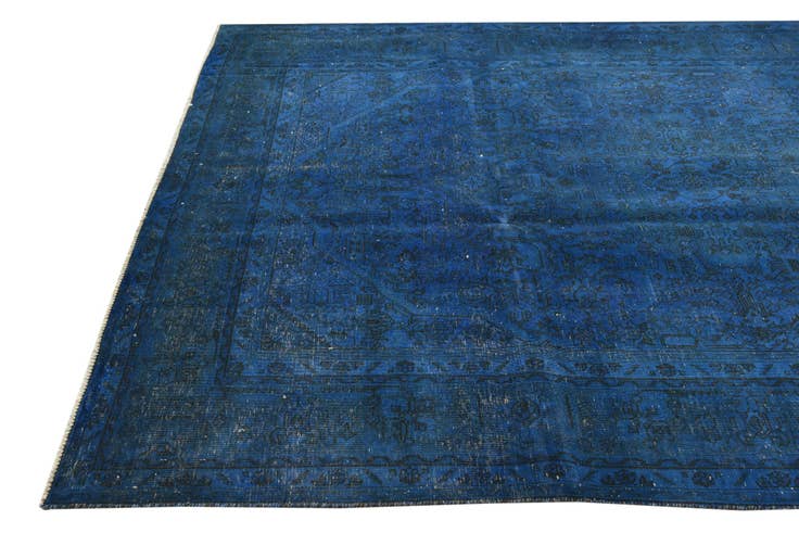 Detail image of 6' 4 x 9' 8 Hand Knotted Ultra Vintage Persian Wool Rug
