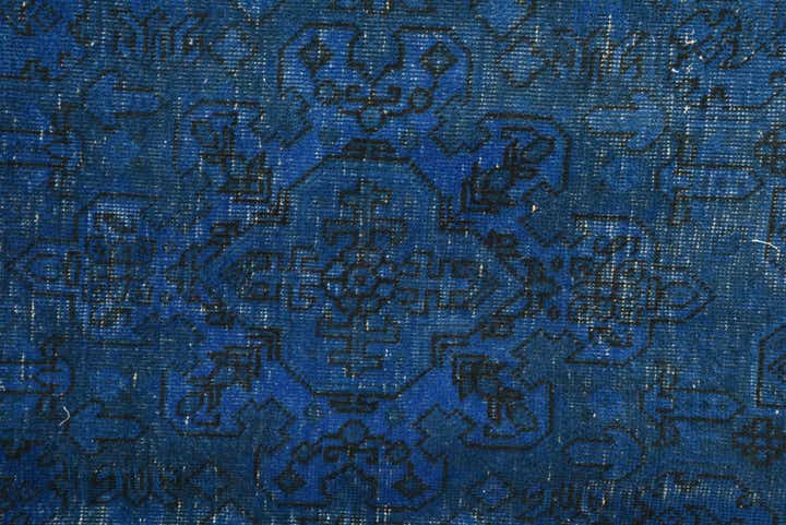 6' 4 x 9' 8 Hand Knotted Ultra Vintage Persian Wool Rug