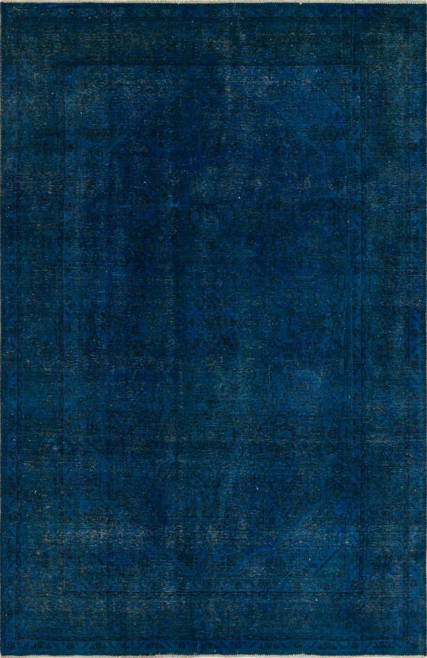 Detail image of 6' 4 x 9' 8 Hand Knotted Ultra Vintage Persian Wool Rug