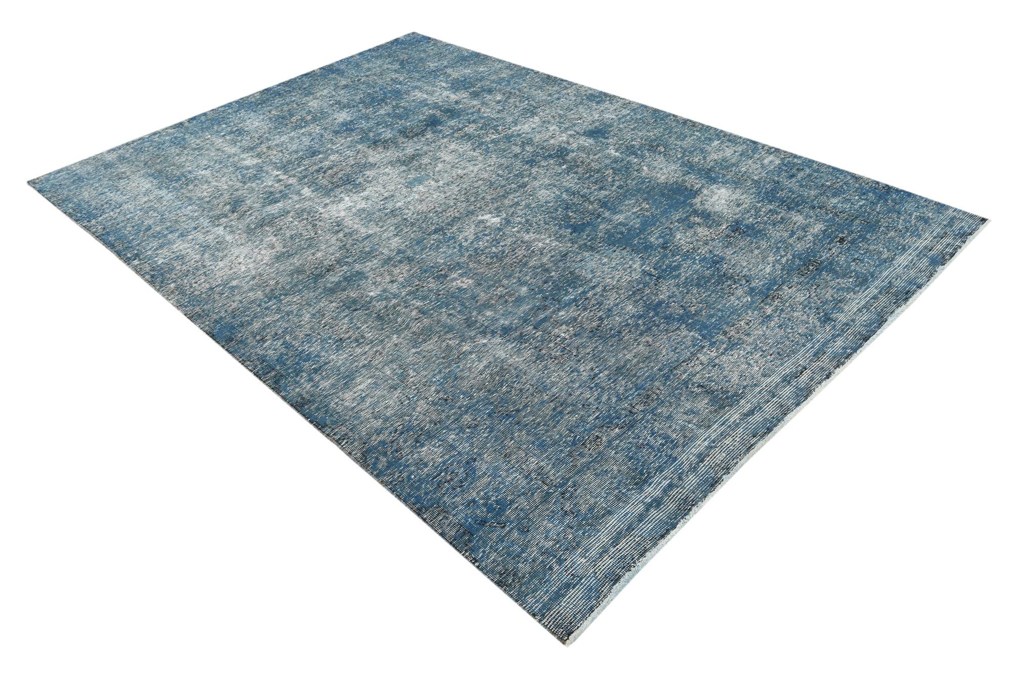 6' 8 x 9' 10 Hand Knotted Ultra Vintage Persian Wool Rug