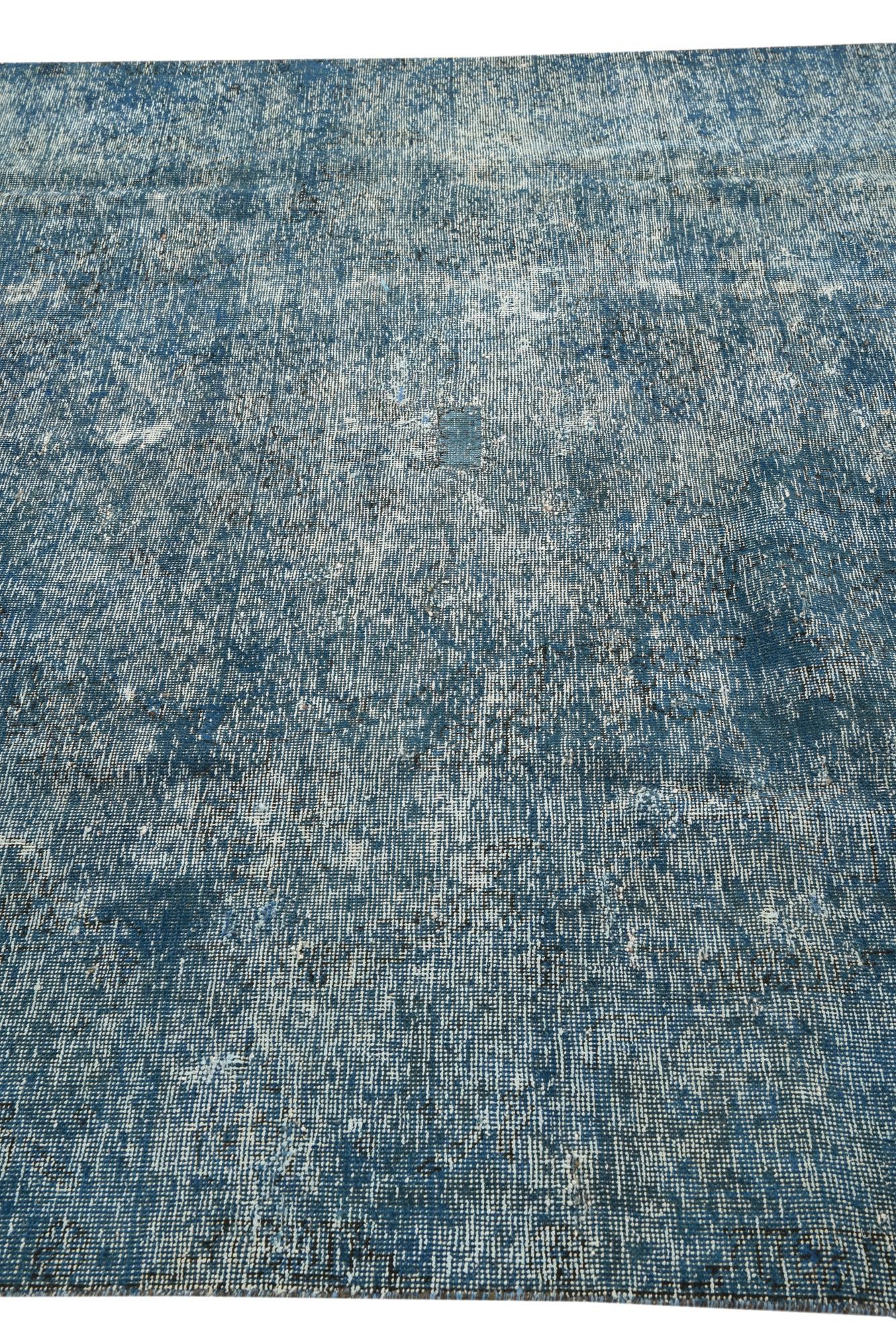 6' 8 x 9' 10 Hand Knotted Ultra Vintage Persian Wool Rug