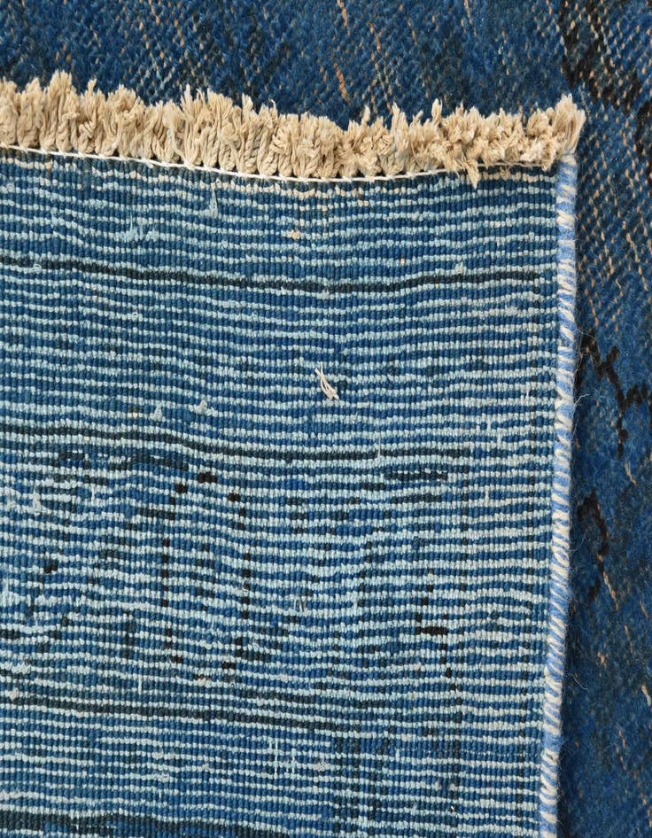 Detail image of 6' 6 x 9' 2  Hand Knotted Ultra Vintage Persian Wool Rug