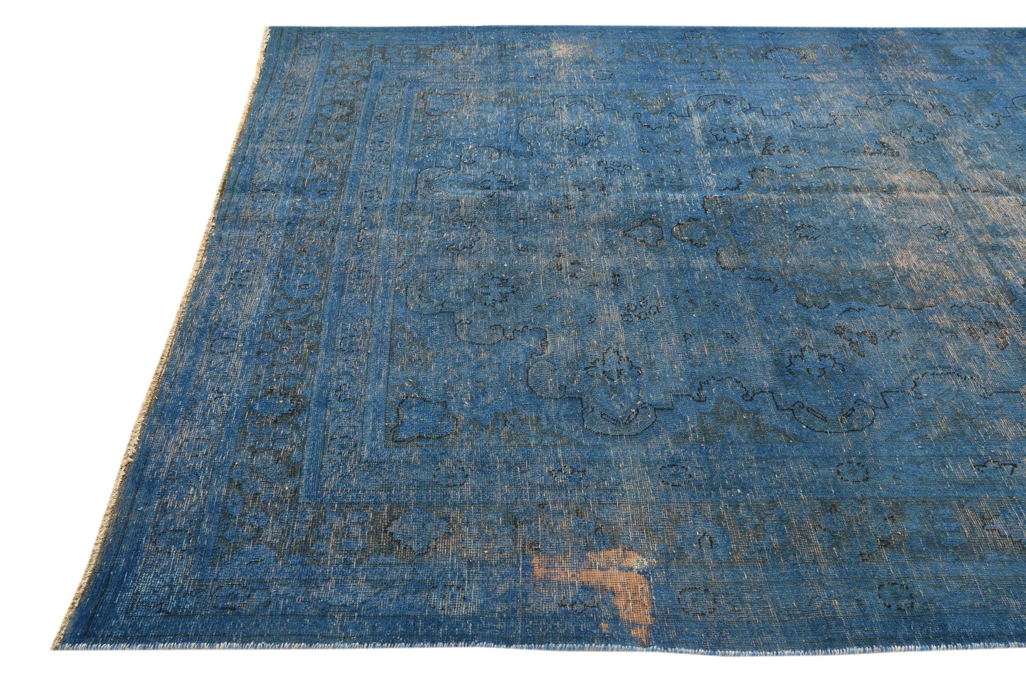 6' 6 x 9' 2 Hand Knotted Ultra Vintage Persian Wool Rug