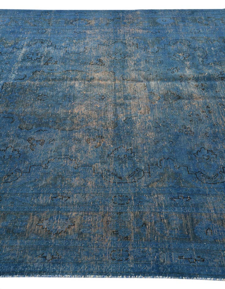 Detail image of 6' 6 x 9' 2  Hand Knotted Ultra Vintage Persian Wool Rug