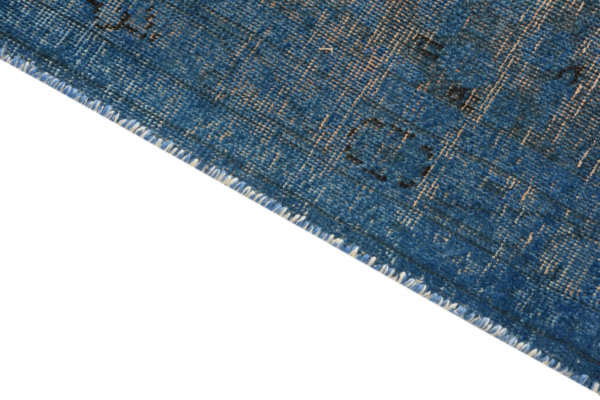 6' 6 x 9' 2 Hand Knotted Ultra Vintage Persian Wool Rug