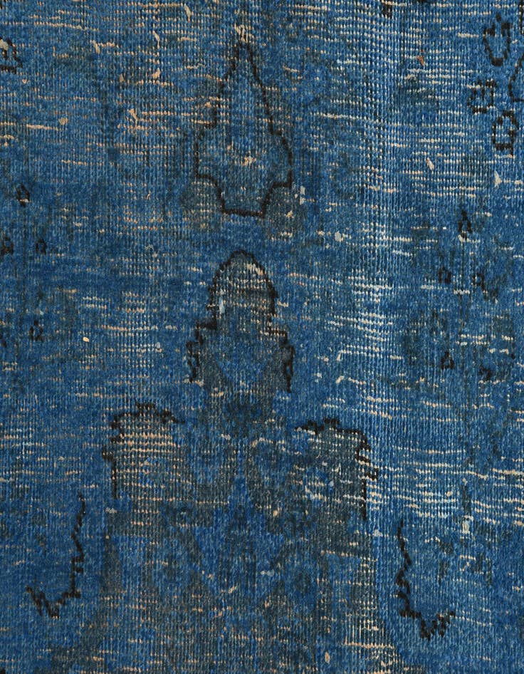 Detail image of 6' 6 x 9' 2  Hand Knotted Ultra Vintage Persian Wool Rug