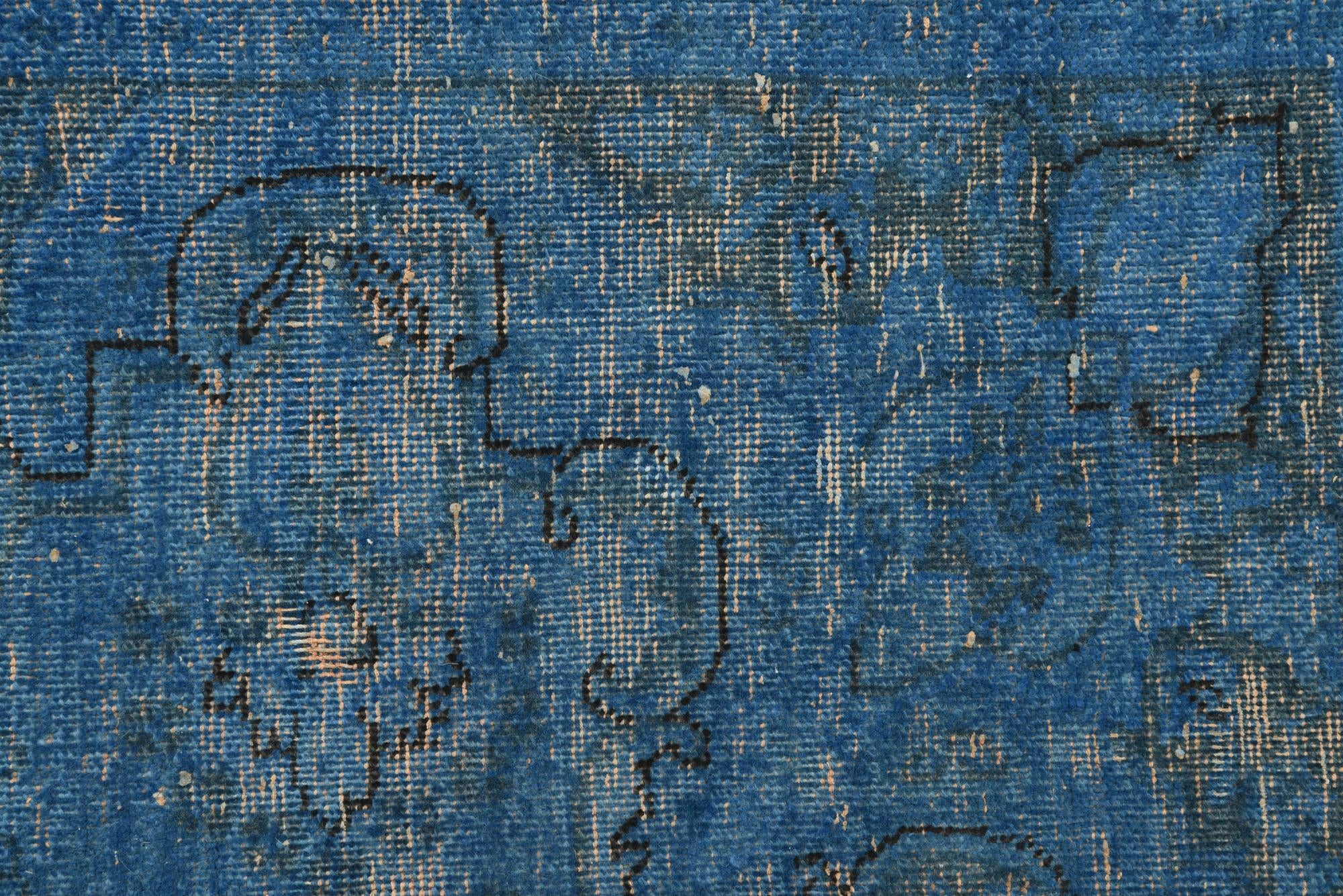 6' 6 x 9' 2 Hand Knotted Ultra Vintage Persian Wool Rug