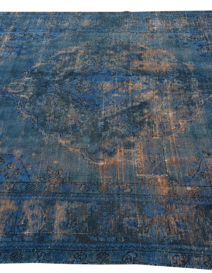 Detail image of 6' 5 x 8' 3  Hand Knotted Ultra Vintage Persian Wool Rug