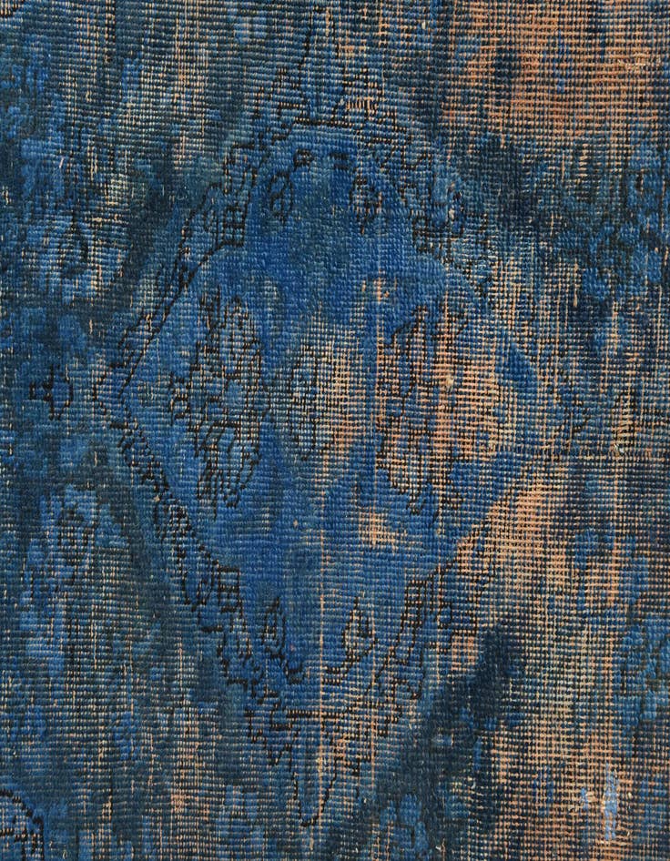 Detail image of 6' 5 x 8' 3  Hand Knotted Ultra Vintage Persian Wool Rug