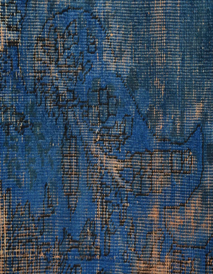 Detail image of 6' 5 x 8' 3  Hand Knotted Ultra Vintage Persian Wool Rug