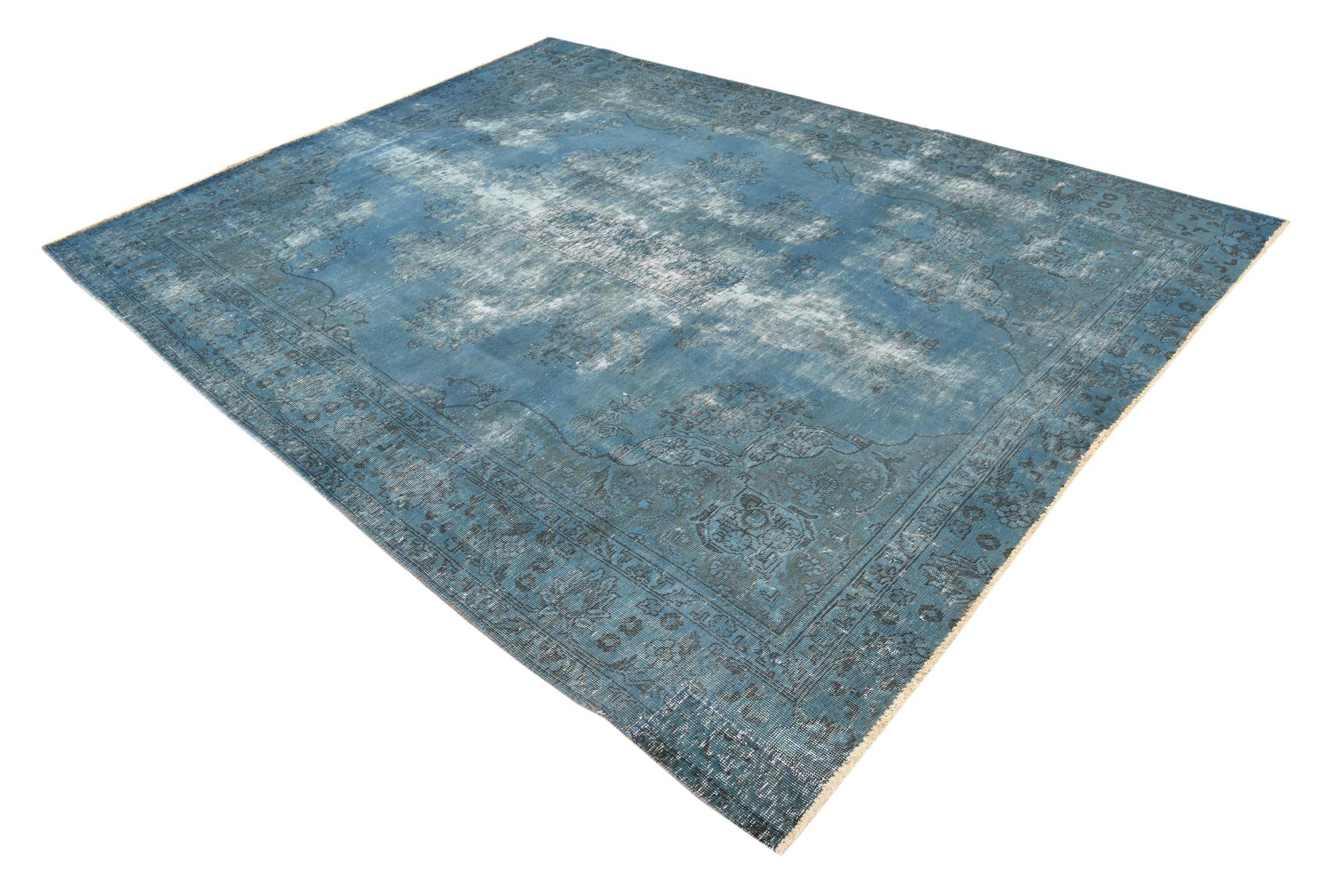 6' 9 x 9' 1 Hand Knotted Ultra Vintage Persian Wool Rug