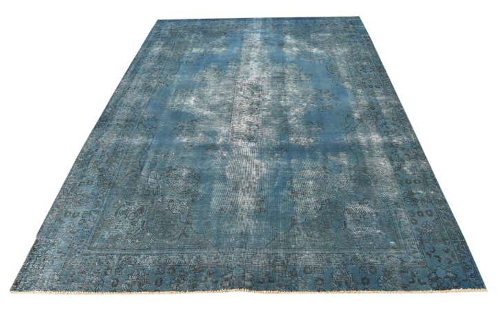 6' 9 x 9' 1 Hand Knotted Ultra Vintage Persian Wool Rug